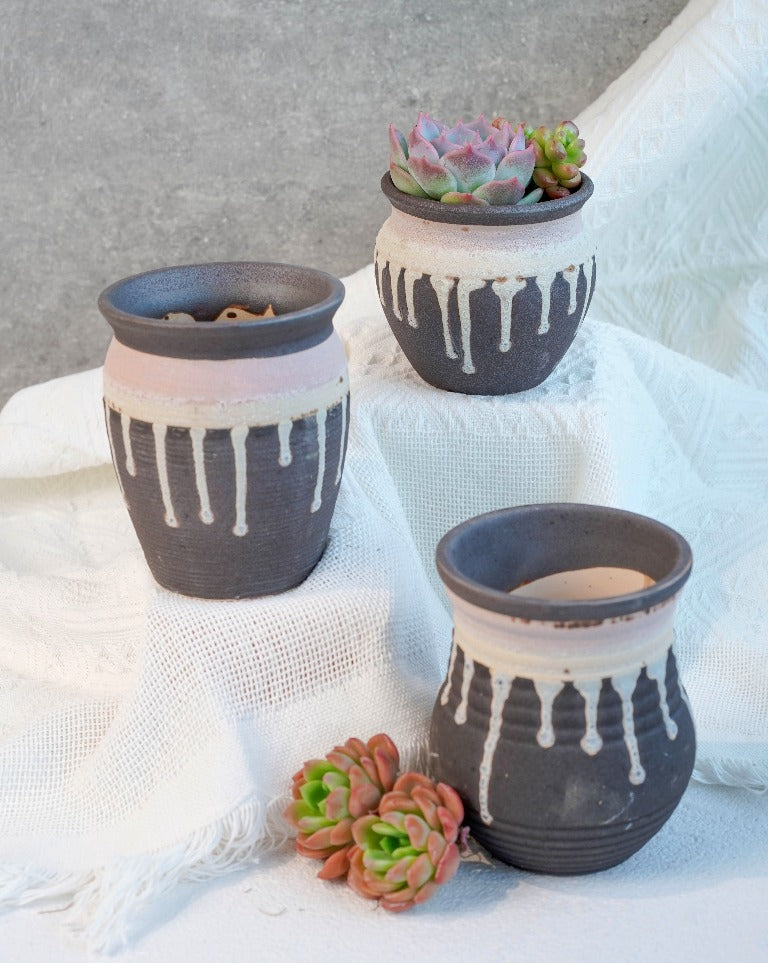 Roman Style Dripping Pots (Set of 2)