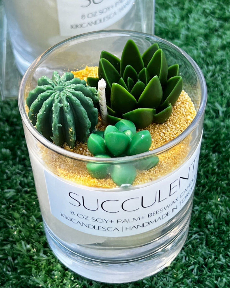 Succulent Scented Candle