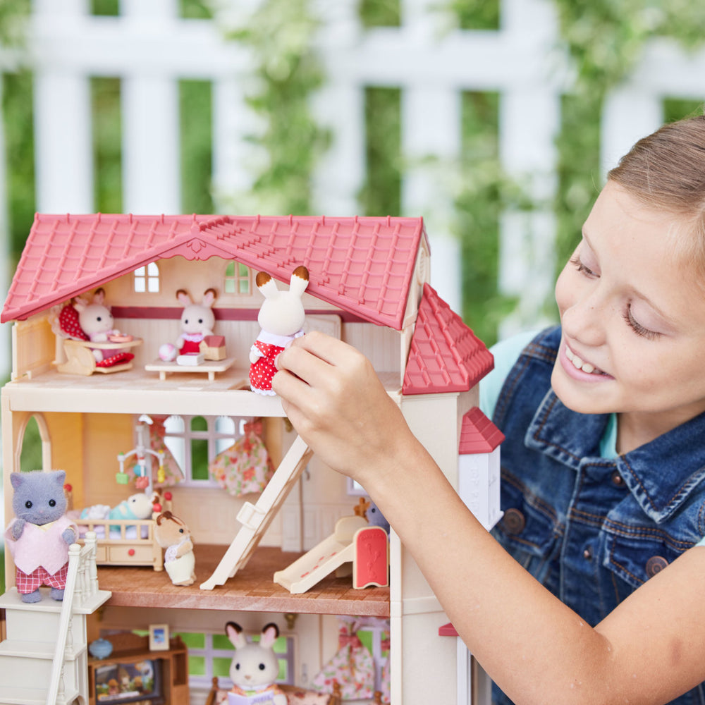 
                
                    Load image into Gallery viewer, Calico Critters Red Roof Country Home -Secret Attic Playroom
                
            