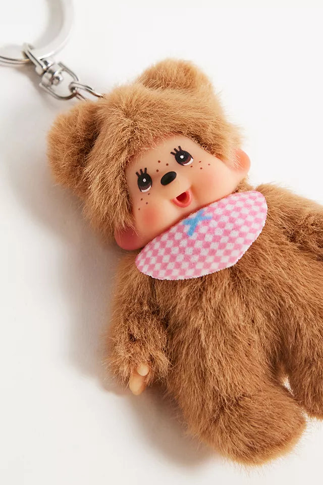 Monchhichi Bearchichi Plushie Keychain