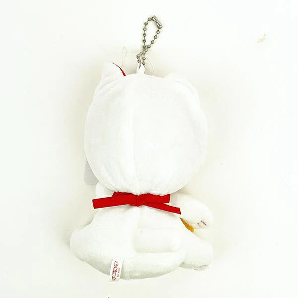 Monchhichi Lucky Cat Plush Keychain