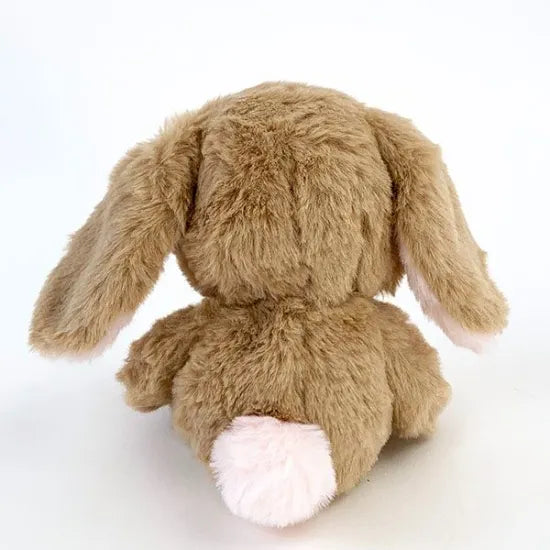 Snoopy Fluffy Lop Ear Bunny Brown Plush