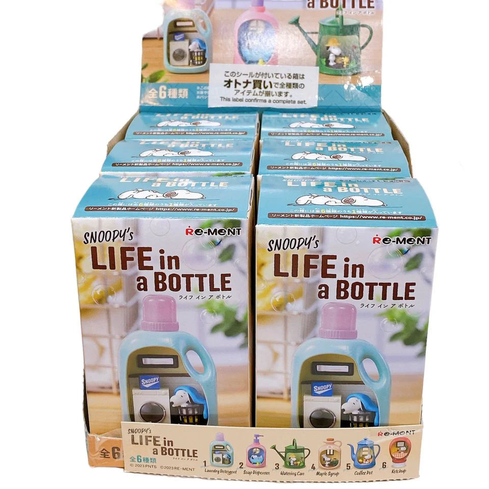 Re-Ment Snoopy's Life in a Bottle Series