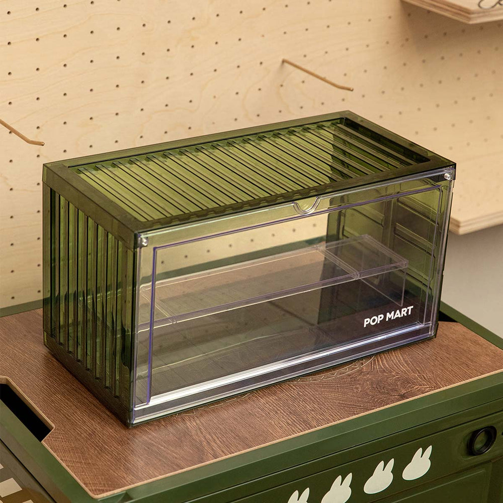 
                
                    Load image into Gallery viewer, POP MART Assembled Display Container (Transparent Green)
                
            