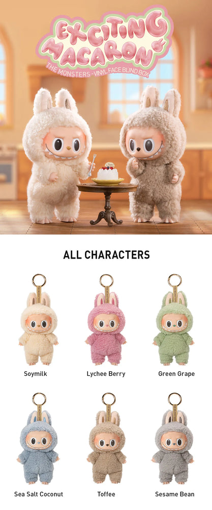 THE MONSTERS - Tasty Macarons Vinyl Face Blind Box