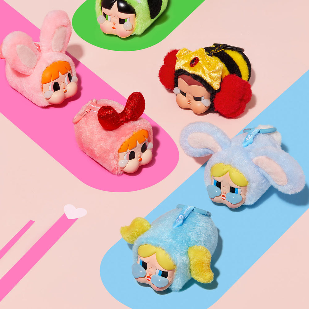 
                
                    Load image into Gallery viewer, CRYBABY Powerpuff Girls Series-Vinyl Face Plush Blind Box
                
            