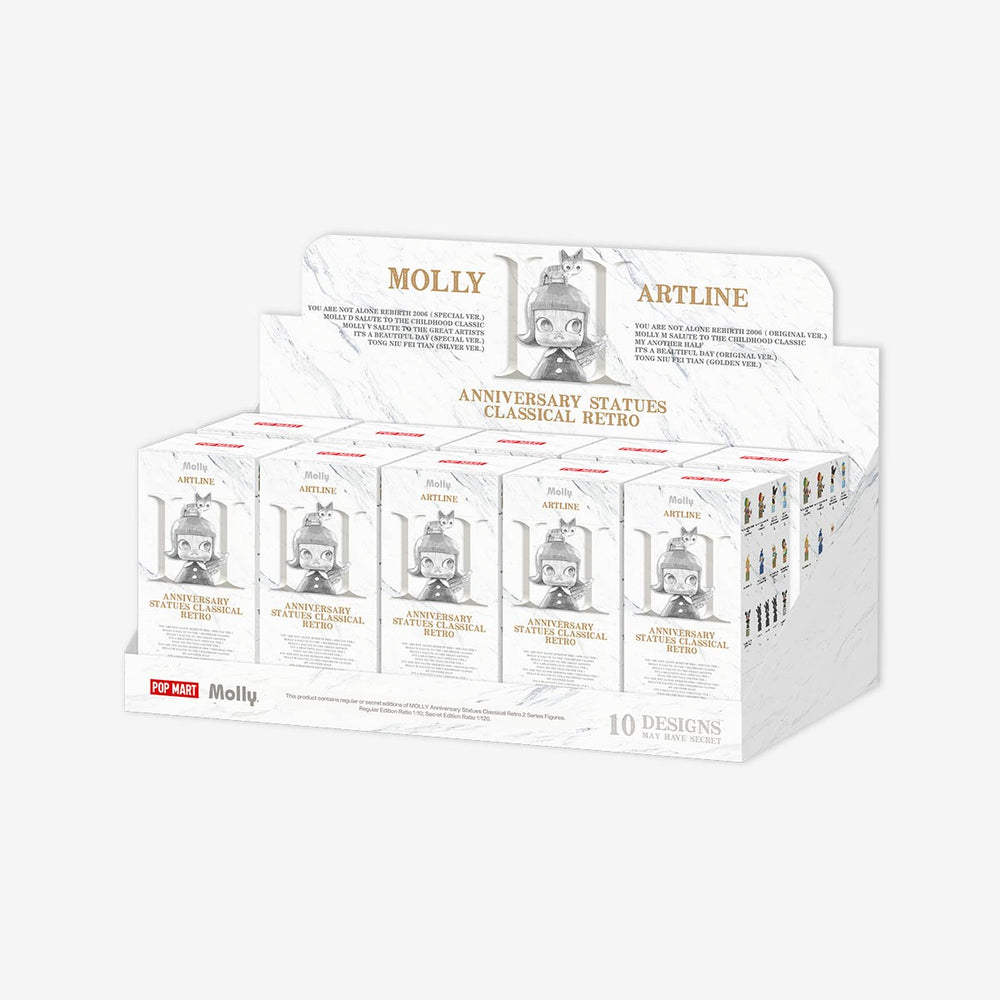 
                
                    Load image into Gallery viewer, MOLLY Anniversary Statues Classical Retro 2 Series Figures
                
            