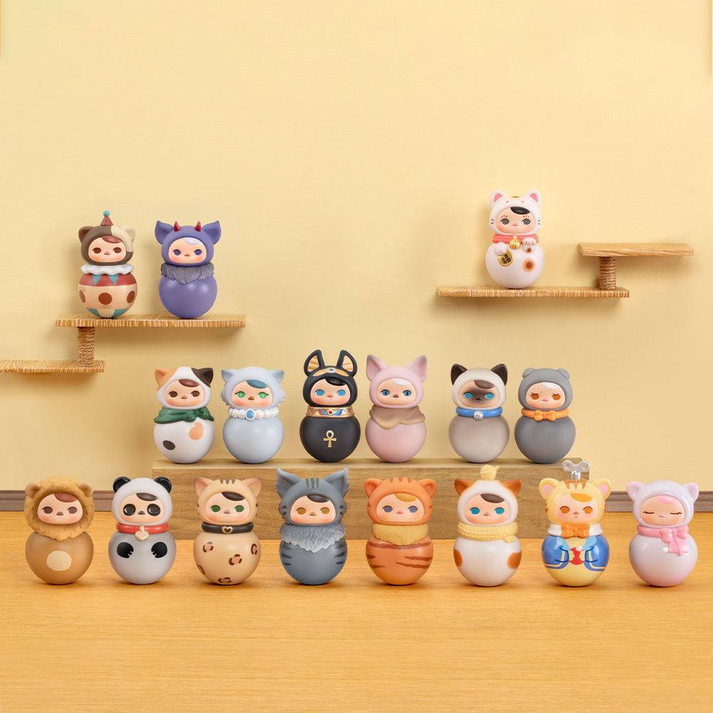 PUCKY Roly-Poly Kitty Series Figures
