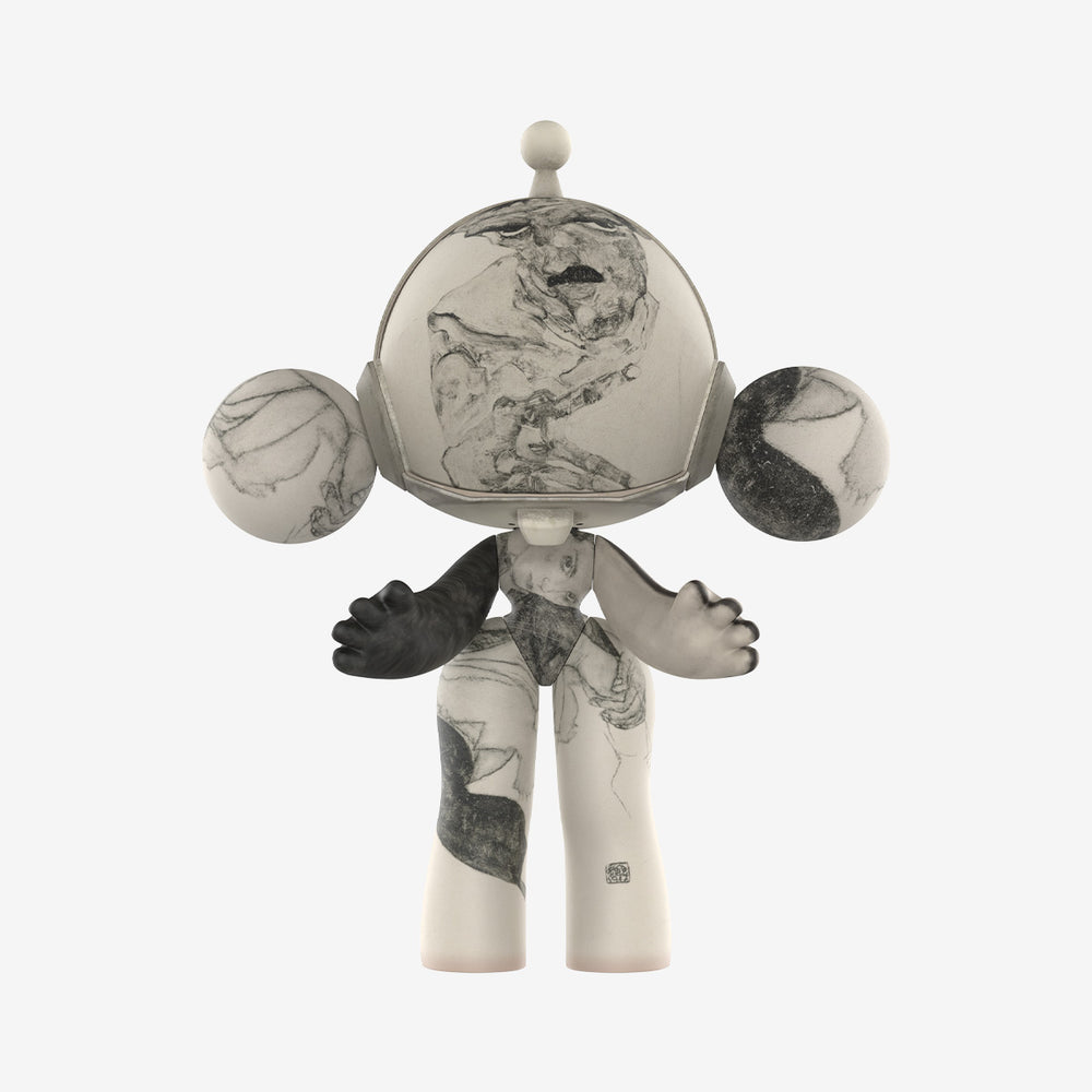 MEGA α SKULLPANDA 400% Egon Schiele – Springer Garden