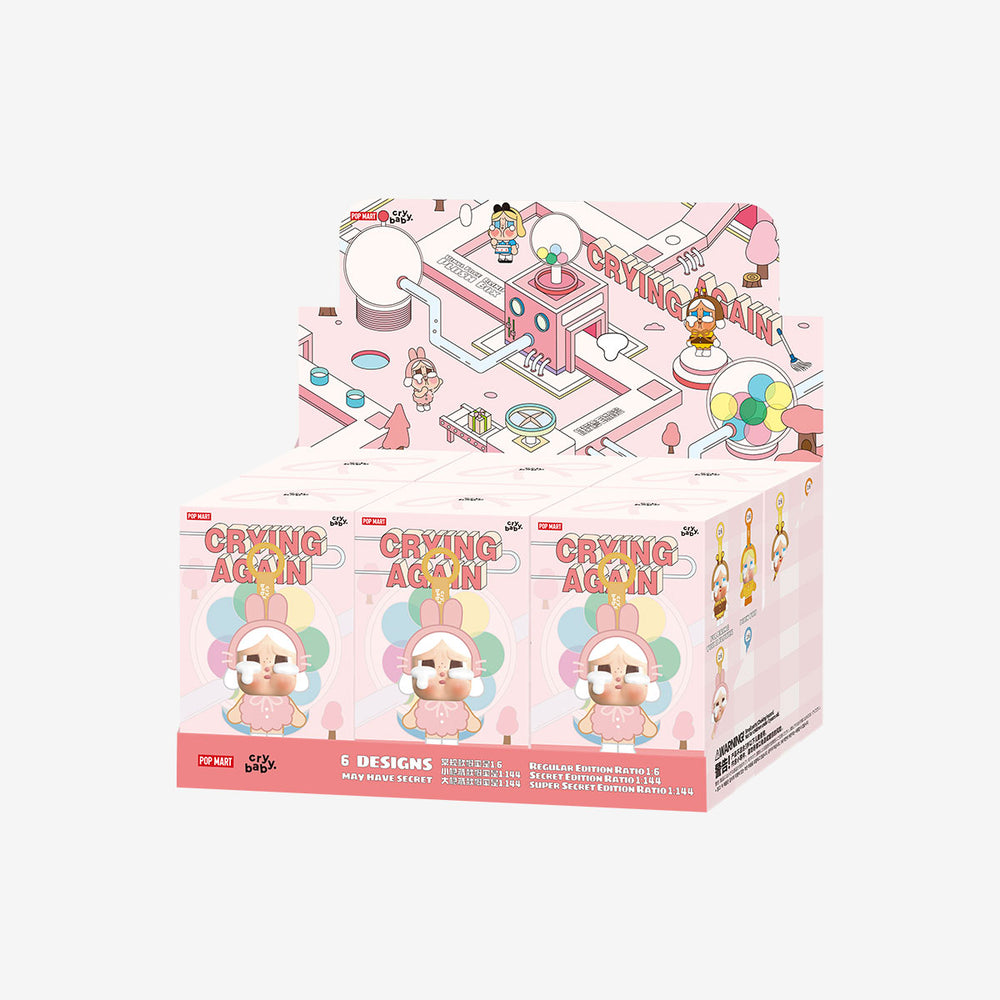 
                
                    Load image into Gallery viewer, CRYBABY Crying Again Series-Vinyl Face Plush Blind Box
                
            