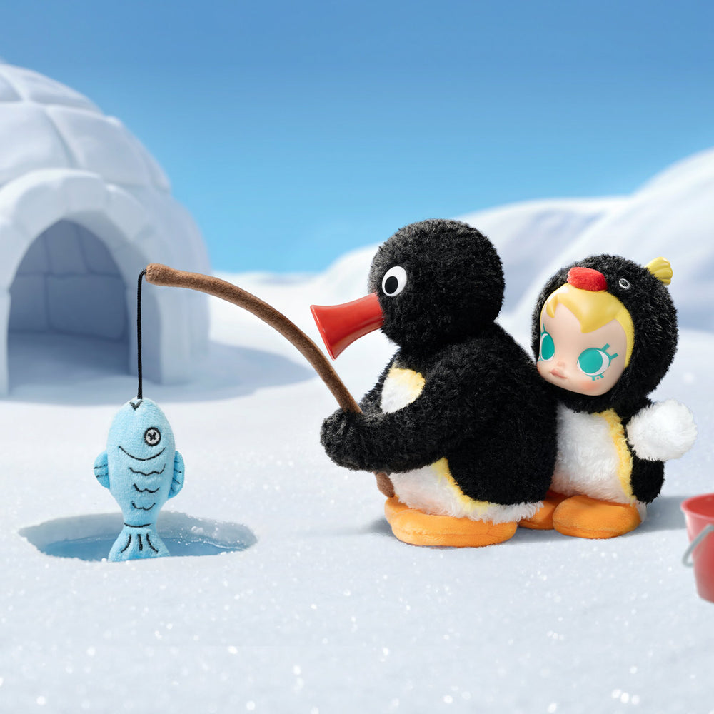 
                
                    Load image into Gallery viewer, Baby Molly × Pingu Happy Fishing Series-Vinyl Plush Pendant Blind Box
                
            