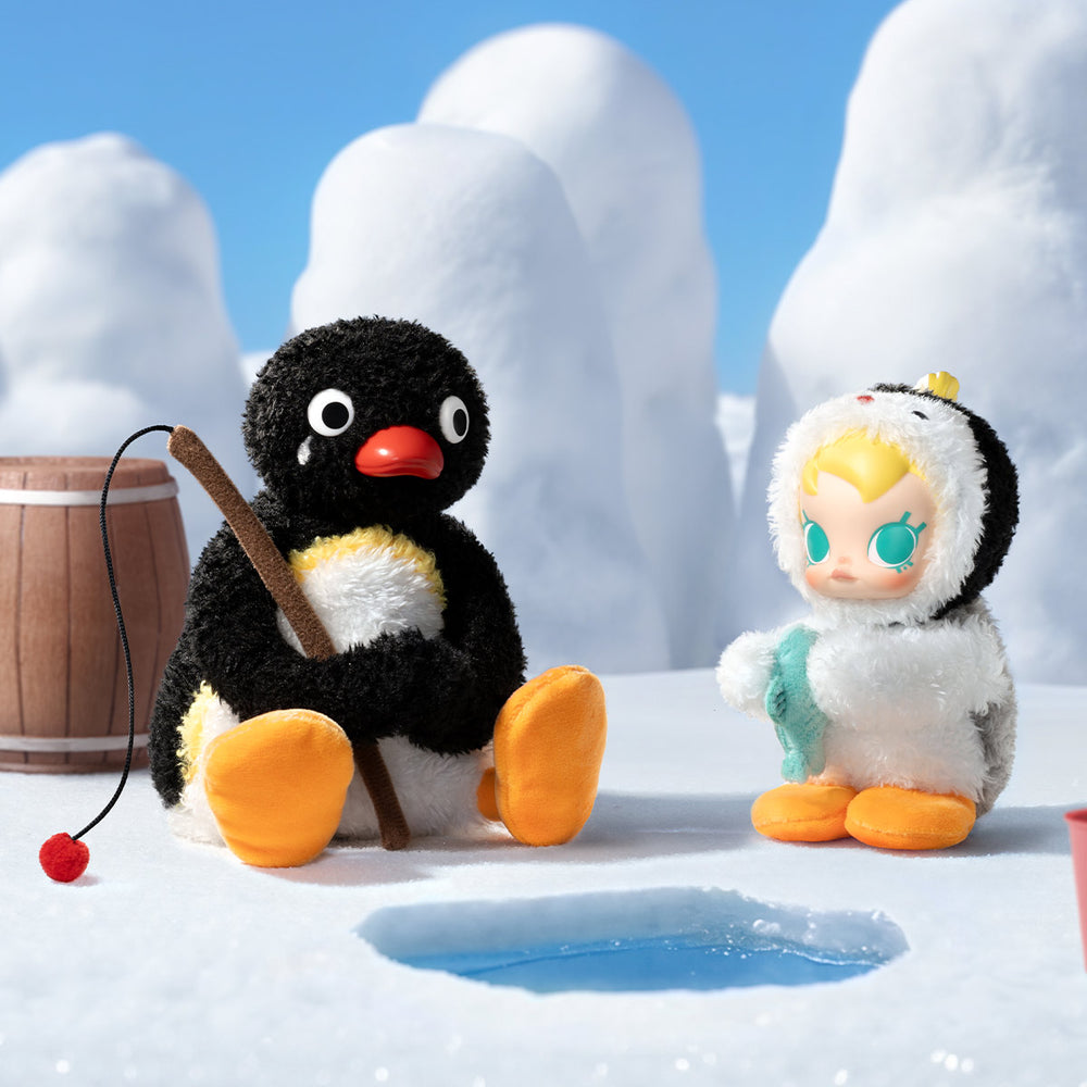 
                
                    Load image into Gallery viewer, Baby Molly × Pingu Happy Fishing Series-Vinyl Plush Pendant Blind Box
                
            