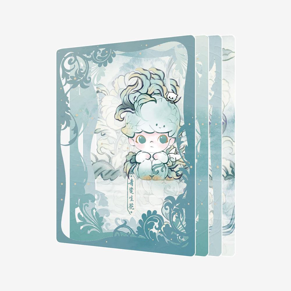 DIMOO Stories in the Cup Series Figures Art Collection Cards