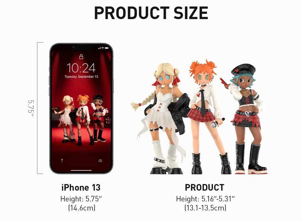 Peach Riot Bloody Valentine Figures