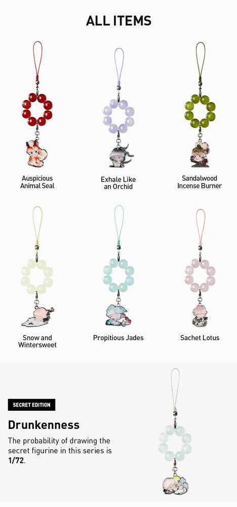 DIMOO Stories in the Cup Series-Beaded Pendant Blind Box