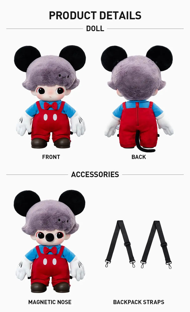 (Pre-Order) DIMOO WORLD × DISNEY Series-Mickey Vinyl Plush Bag