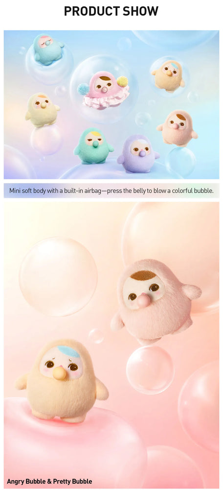 PUCKY BEANIE BUBBLE UP SERIES-Plush Pendant Blind Box