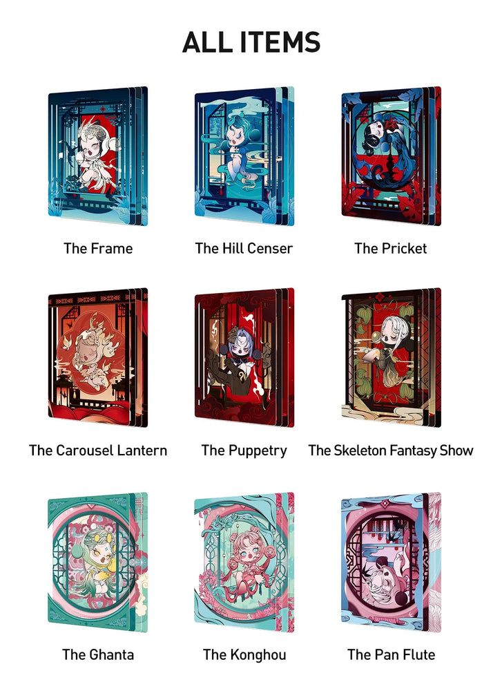 (Pre-Order) SKULLPANDA The Mirage Series Figures Art Collection Cards