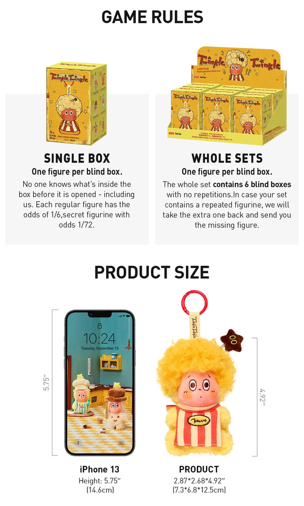 (Pre-Order) Twinkle Twimkle Be a Little Star Series Olush Pedant Blindbox