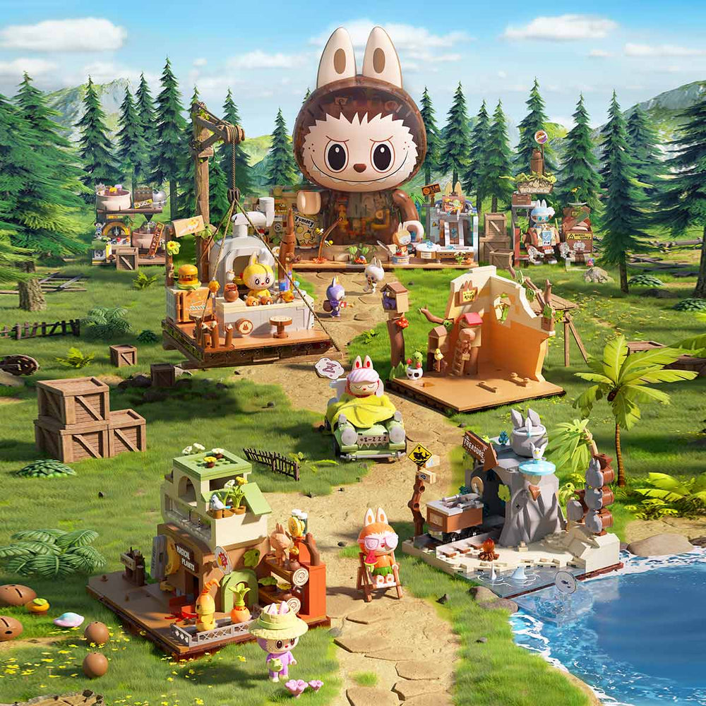 THE MONSTERS Forest Secret Base Series Blocks Part 2 - Seaside