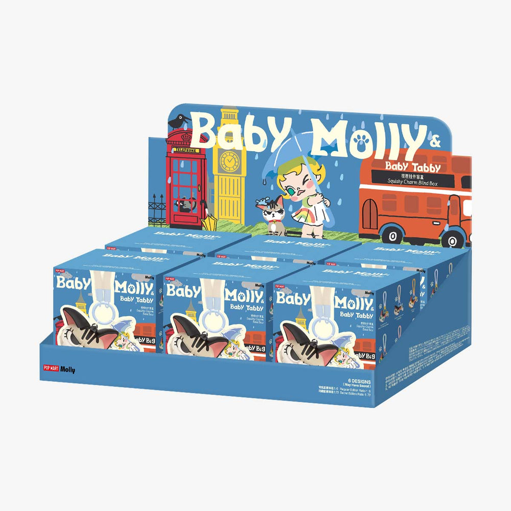 
                
                    Load image into Gallery viewer, Baby Molly &amp;amp; Baby Tabby Series-Squishy Pendant Blind Box
                
            