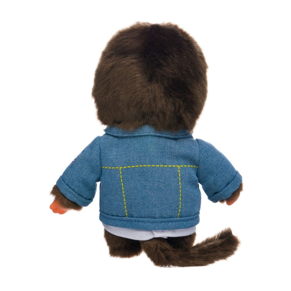 Monchhichi Boy in a DENIM Jacket Plush