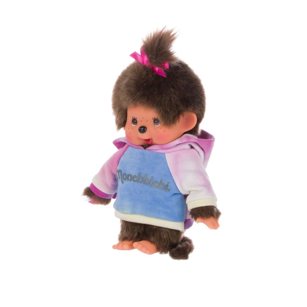 Monchhichi Tie-Dye Hoodie Girl Plush Doll