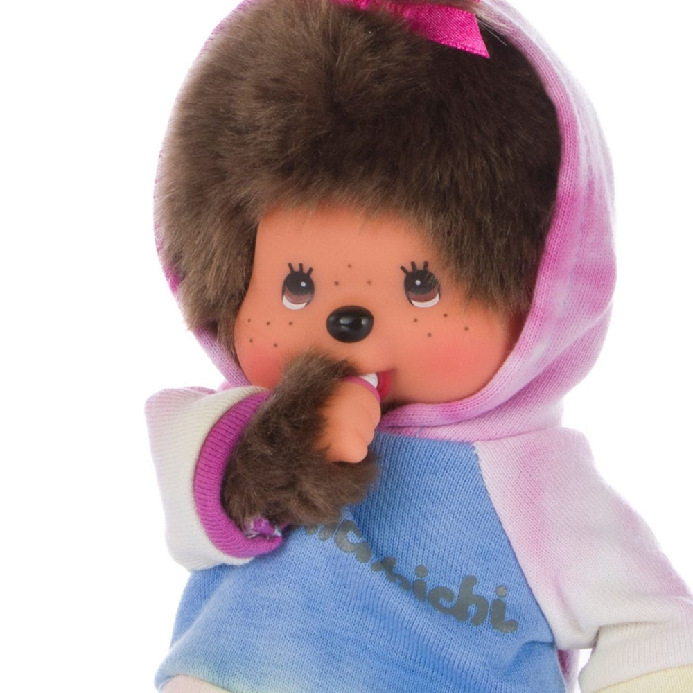 Monchhichi Tie-Dye Hoodie Girl Plush Doll
