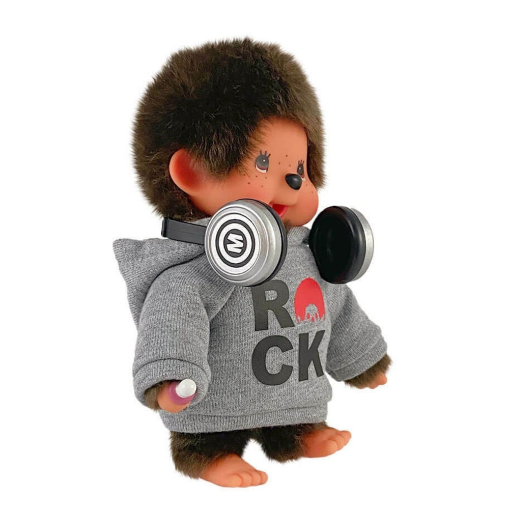 Monchhichi Rock Hoodie Boy w/ Headset Doll