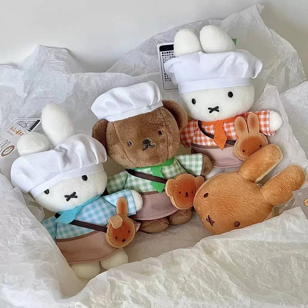 Miffy Kitchen Baker Plushie Key Chain