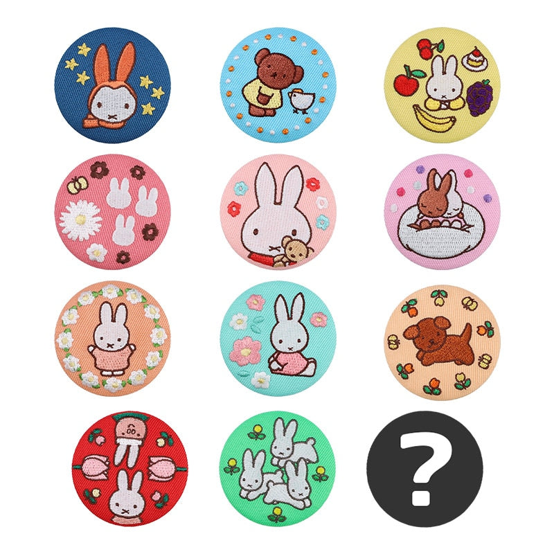 Miffy Embroidered Brooch Collection 3
