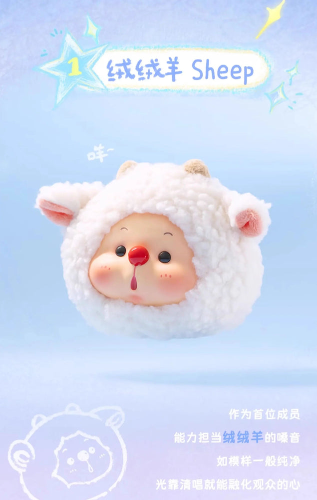 
                
                    Load image into Gallery viewer, OYO Animal&amp;#39;s Line Series Plush Pendant Blind Box
                
            