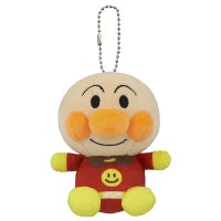 Anpanman Mochi Fluffy Marshmallow Plush Keychain