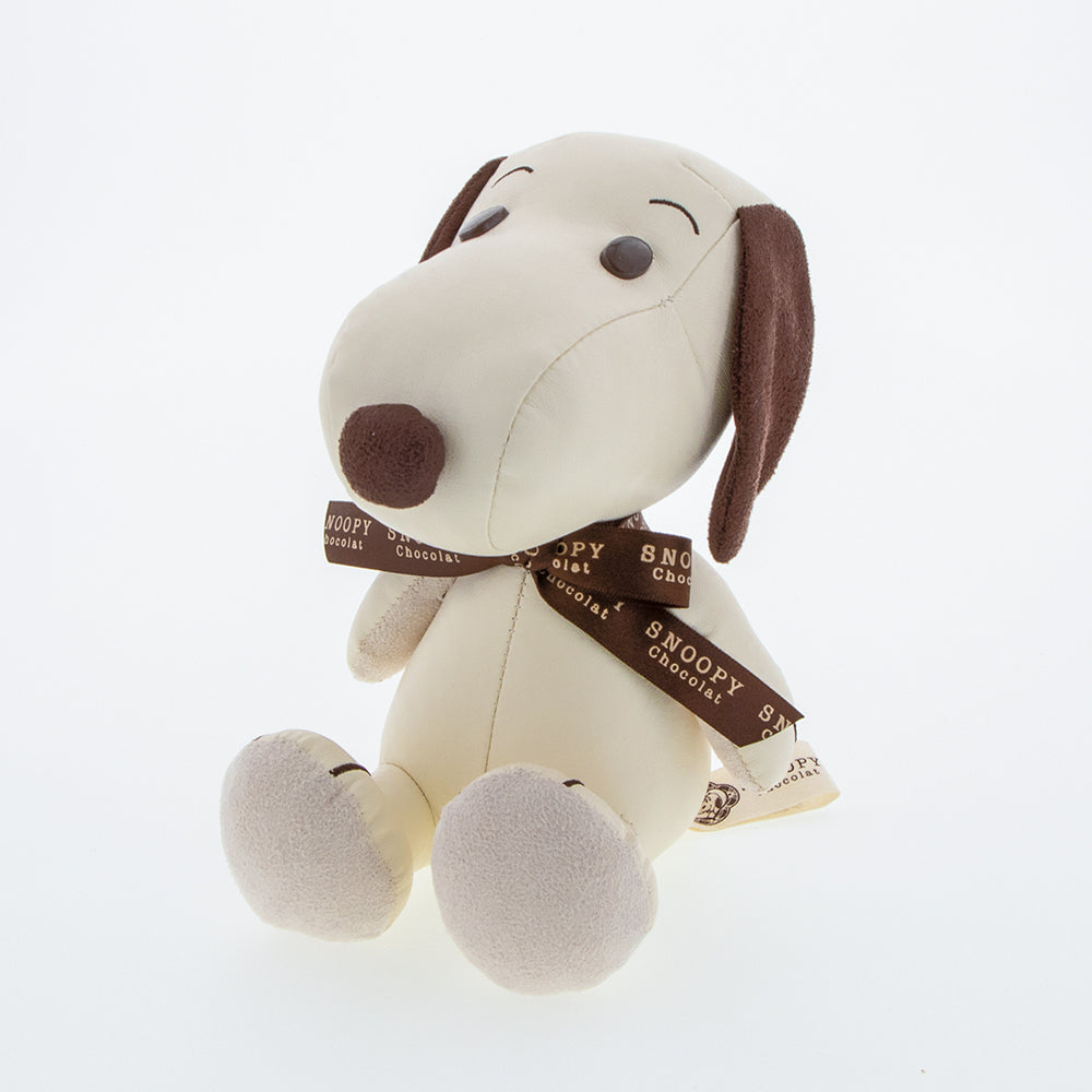 Snoopy Chocolat Leather Plush Toy