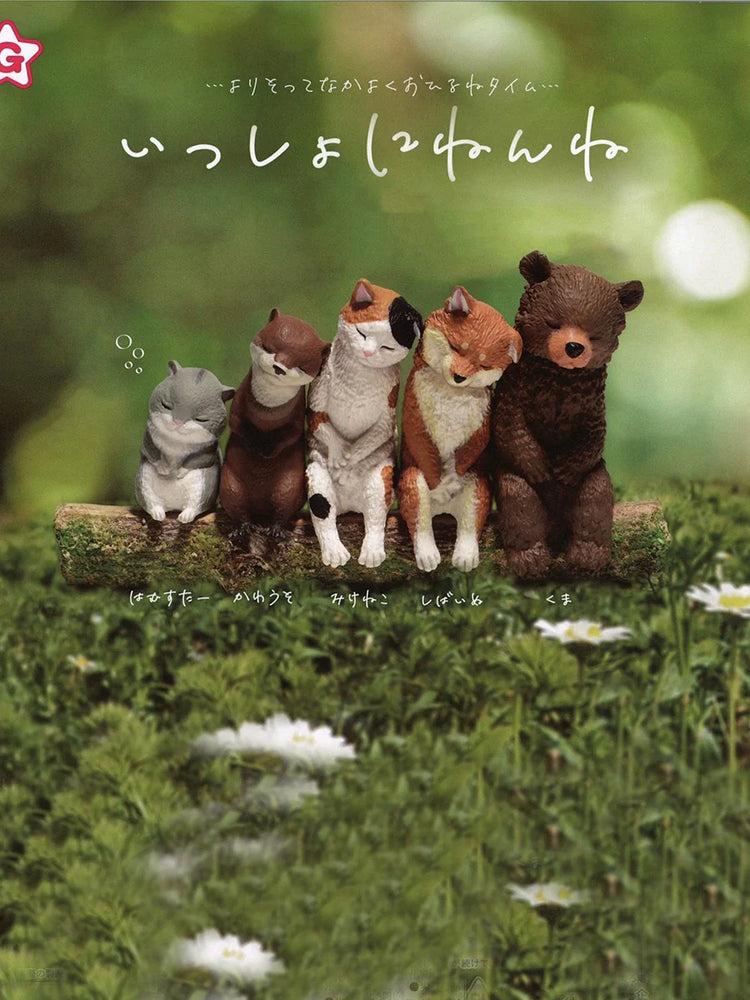 
                
                    Load image into Gallery viewer, Sleep Together Animal Mini Figures Blind Box
                
            
