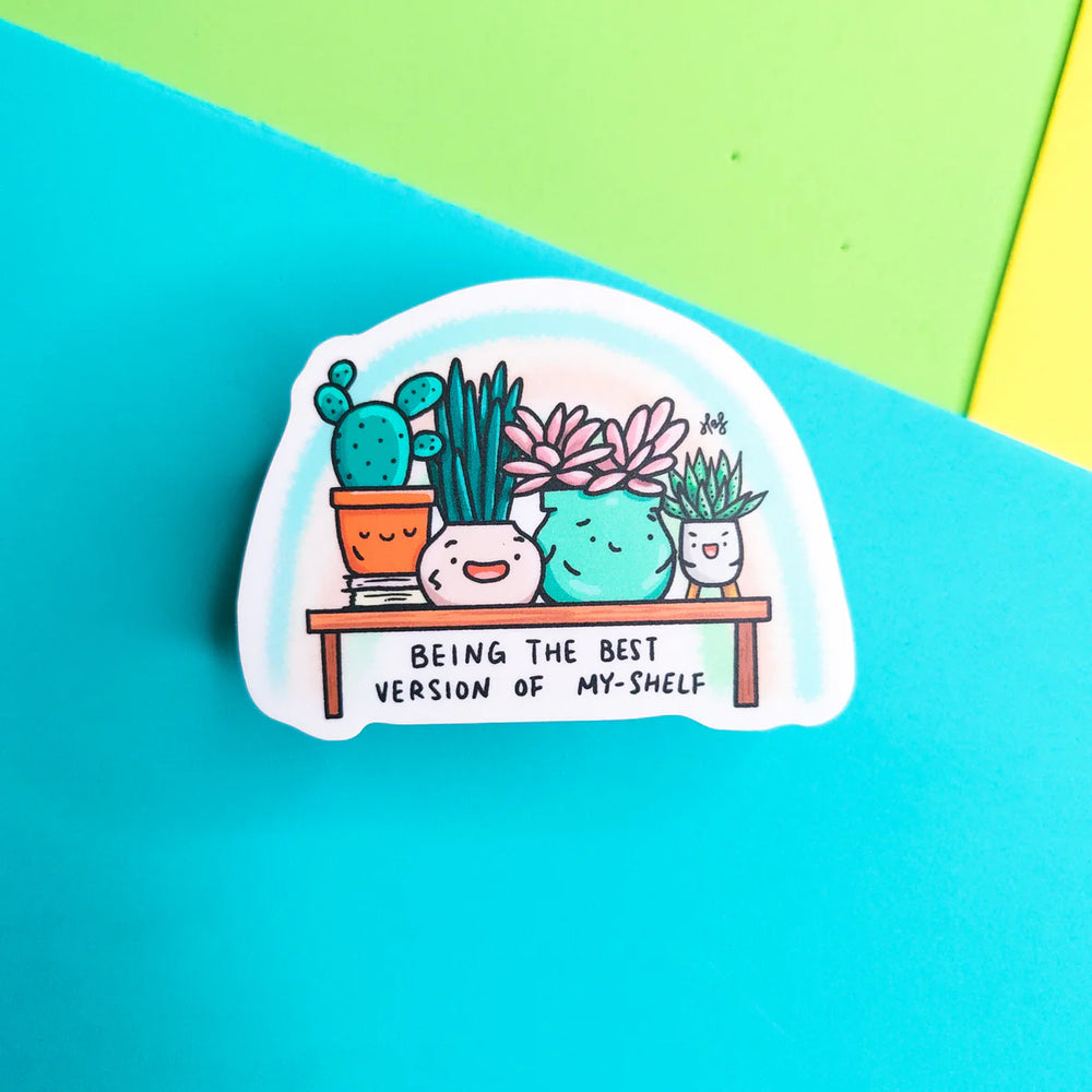 Best Version of My Shelf Vinyl Sticker