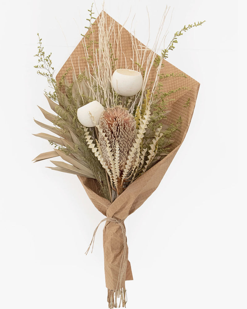 Banksia & Palm Bouquet