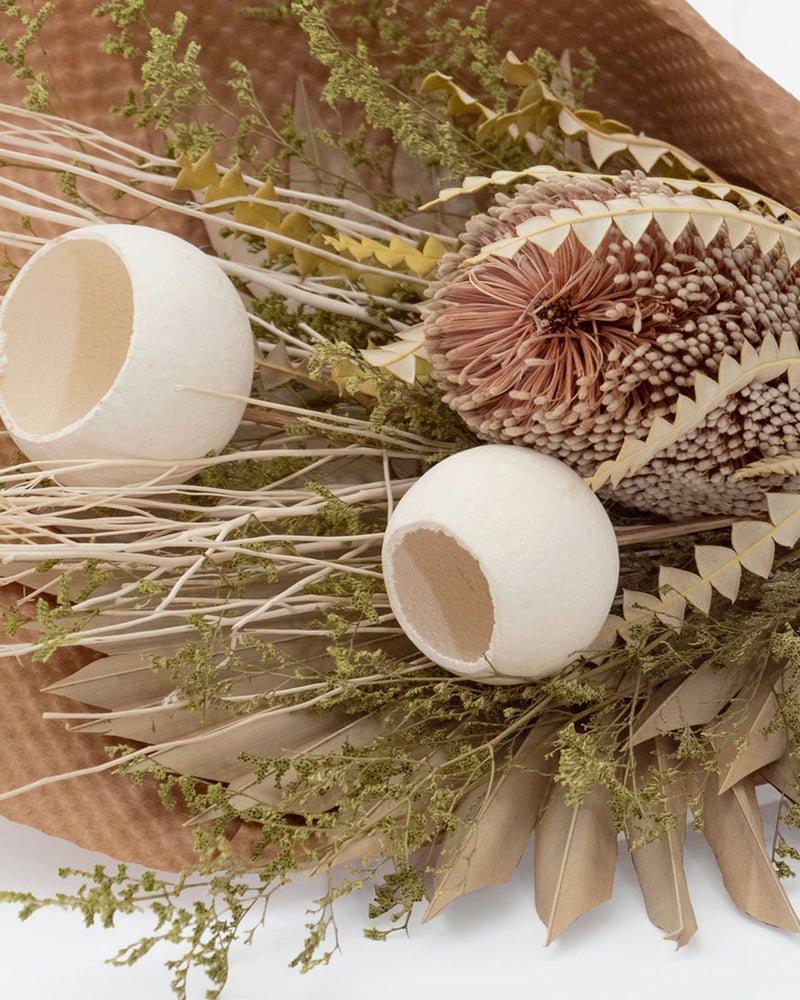 Banksia & Palm Bouquet