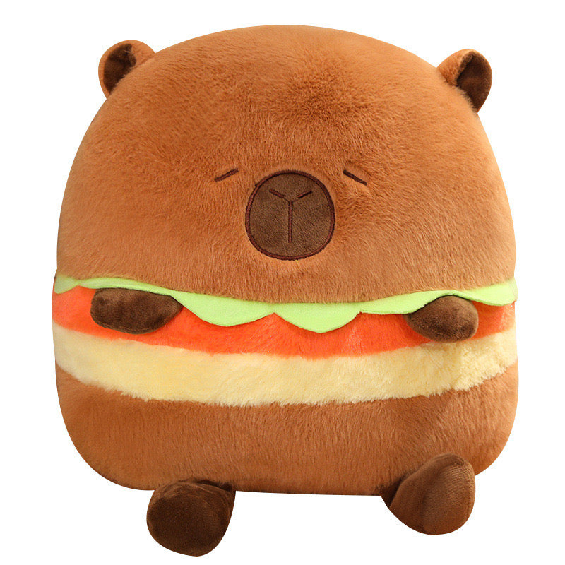 Capybara Plush Hamburger