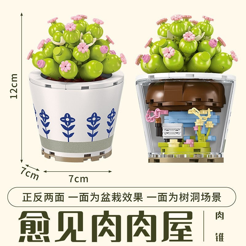 
                
                    Load image into Gallery viewer, Succulents Plants Blocks
                
            