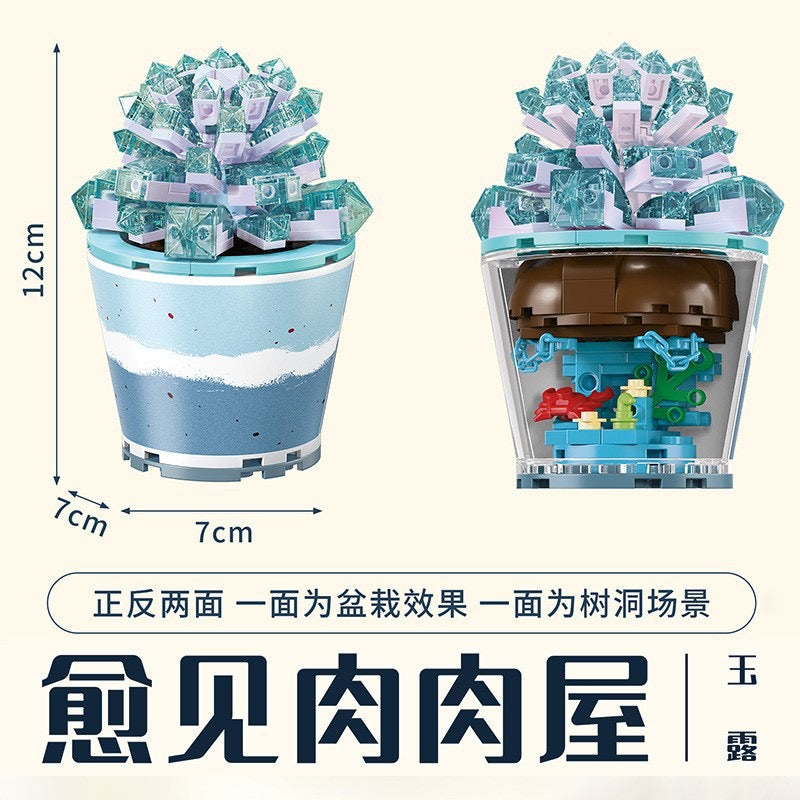 
                
                    Load image into Gallery viewer, Succulents Plants Blocks
                
            