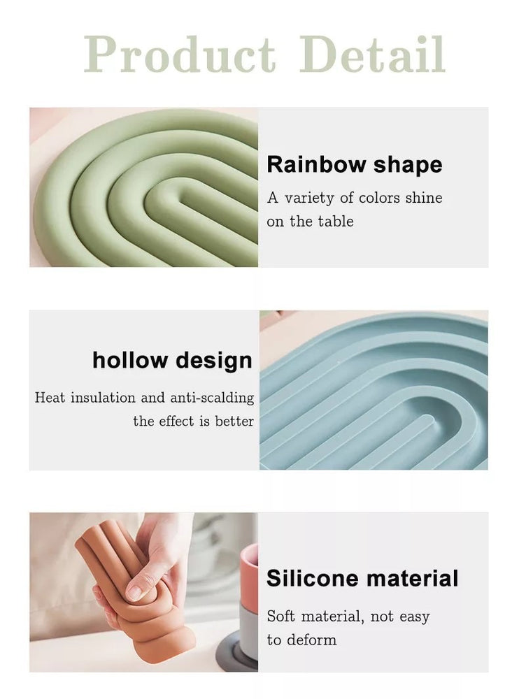 Rainbow Silicone Pad