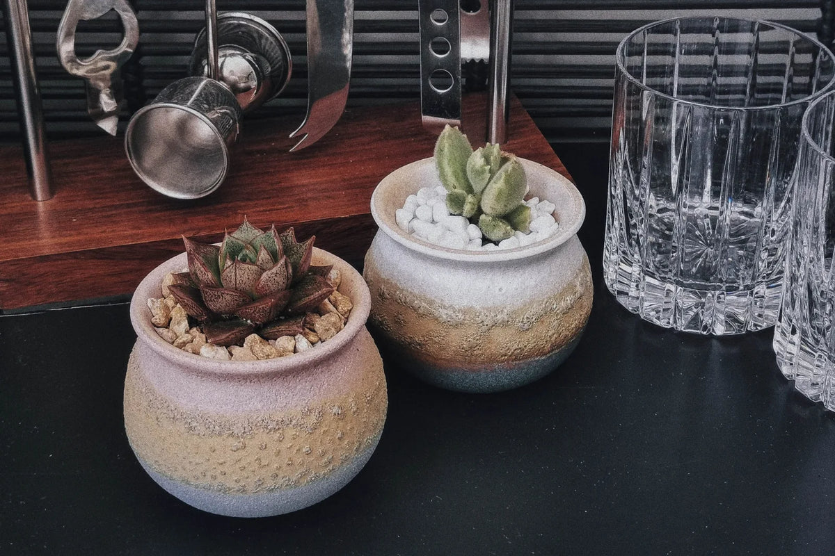 Sandy Pot – Tricolor – Springer Garden