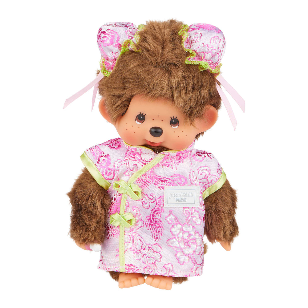 Monchhichi Girl In Traditional Chinese Dress Doll