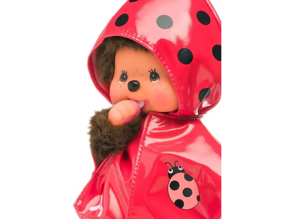 Monchhichi Ladybug Raincoat Boy Plush Doll