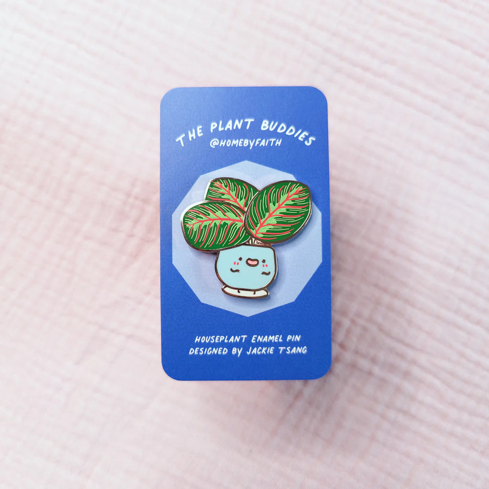 Prayer Plant Hard Enamel Pin