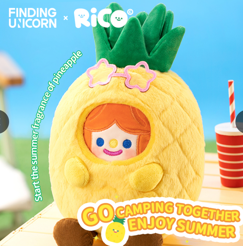 FINDING UNICORN RiCO Pineapple Plush Doll