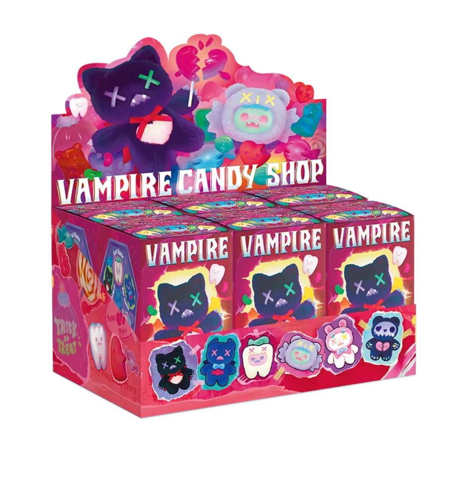 
                
                    Load image into Gallery viewer, Finding Unicorn ShinWoo Vampire Candy Shop Series Plush Blind Box
                
            