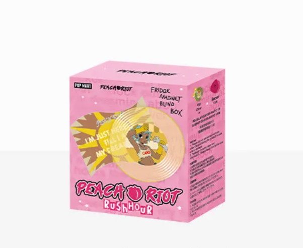 Peach Riot Rush Hour Series Fridge Magnet