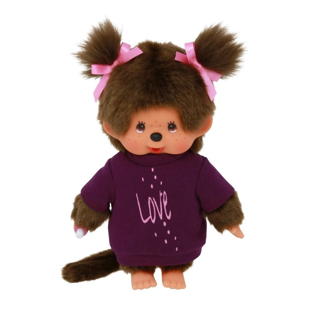 Sekiguchi Monchhichi Girl Tee "LOVE" Dress Plush Doll